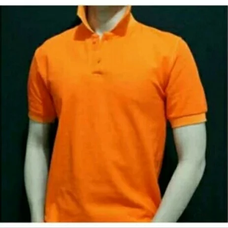 Detail Kaos Polos Orange Belakang Nomer 51