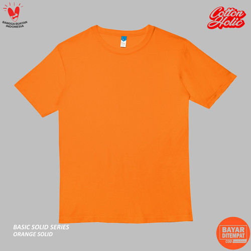 Detail Kaos Polos Orange Belakang Nomer 10