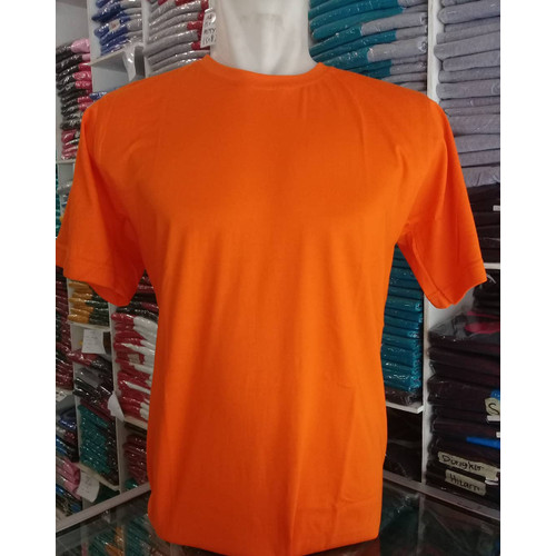 Detail Kaos Polos Orange Depan Belakang Nomer 51