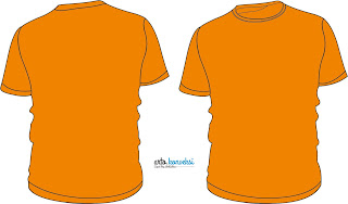 Detail Kaos Polos Orange Depan Belakang Untuk Desain Nomer 7