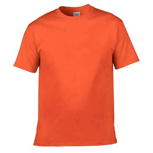 Detail Kaos Polos Orange Depan Belakang Untuk Desain Nomer 8