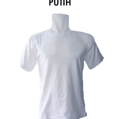 Detail Kaos Polos Putih Bagian Belakang Nomer 22