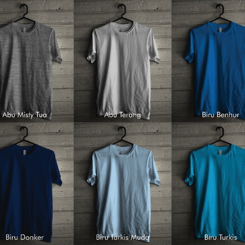 Detail Kaos Polos Silver Nomer 26