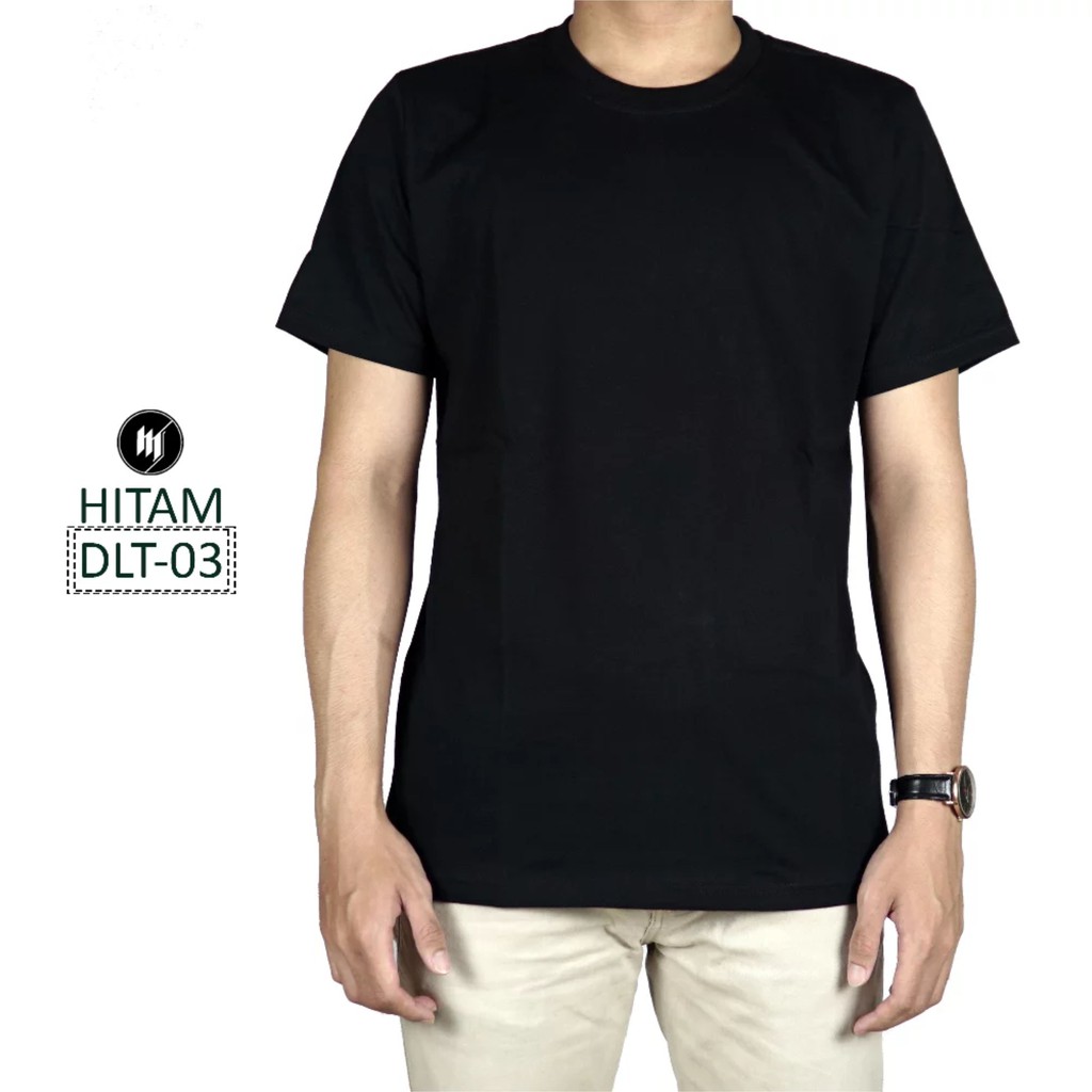 Detail Kaos Polos Warna Hitam Nomer 22