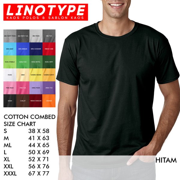 Detail Kaos Polos Warna Hitam Nomer 53