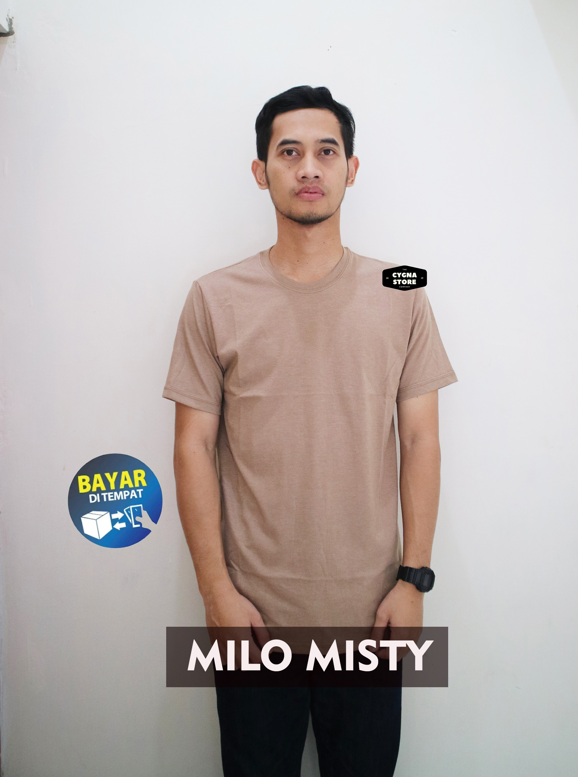 Detail Kaos Polos Warna Milo Nomer 7