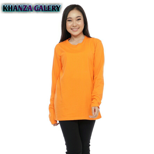 Detail Kaos Polos Warna Orange Nomer 45