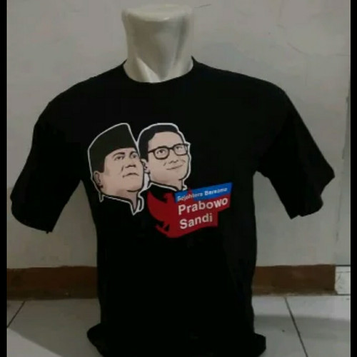 Detail Kaos Prabowo Sandi Nomer 24