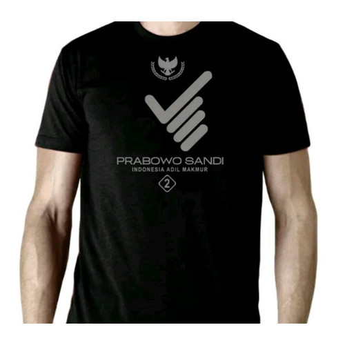 Detail Kaos Prabowo Sandi Nomer 33