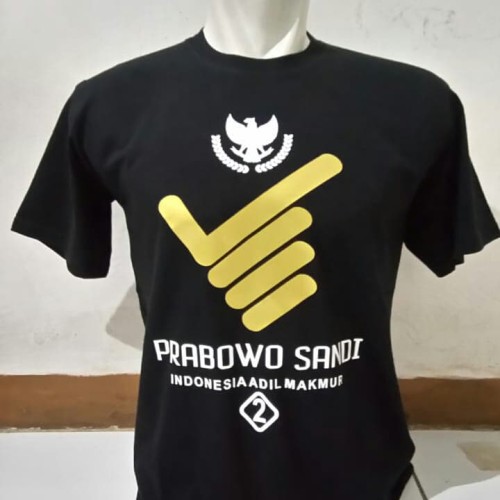 Detail Kaos Prabowo Sandi Nomer 35