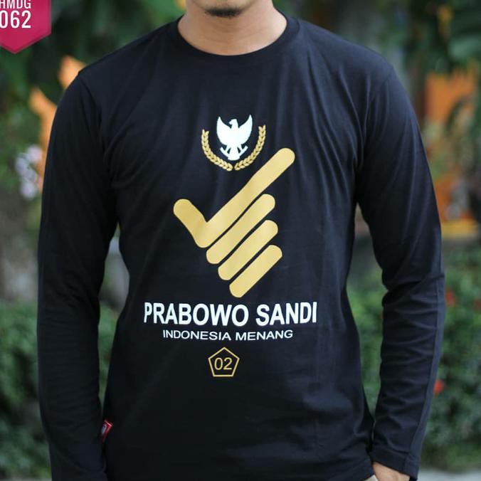 Detail Kaos Prabowo Sandi Nomer 36