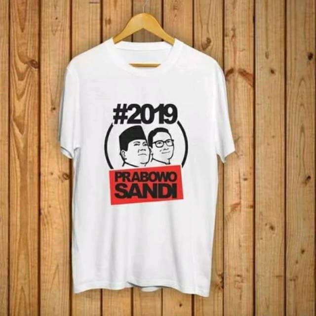 Detail Kaos Prabowo Sandi Nomer 37