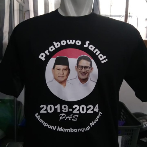 Detail Kaos Prabowo Sandi Nomer 39