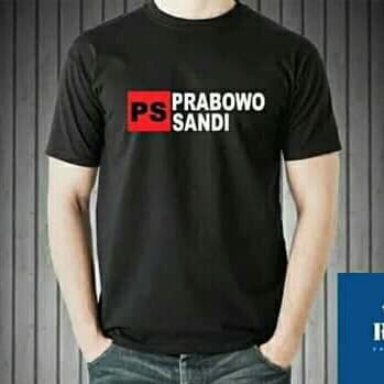 Detail Kaos Prabowo Sandi Nomer 40