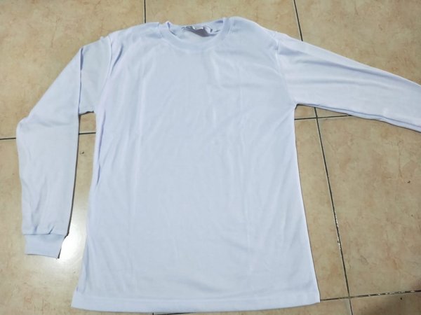 Detail Kaos Putih Polos Lengan Panjang Nomer 16