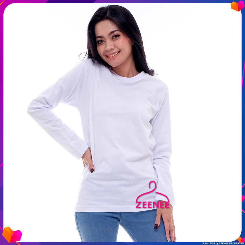 Detail Kaos Putih Polos Wanita Depan Belakang Nomer 28