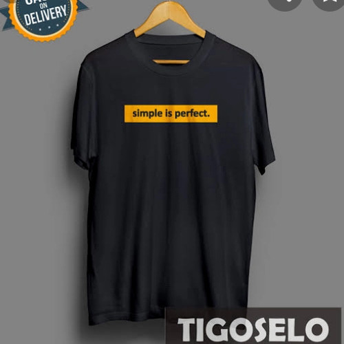 Detail Kaos Simple Keren Nomer 6