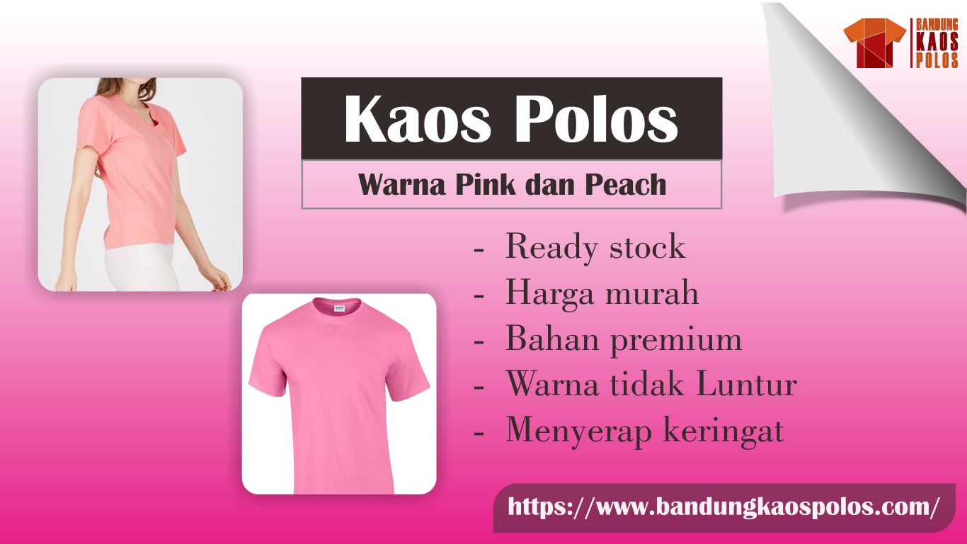 Detail Kaos Warna Peach Nomer 27