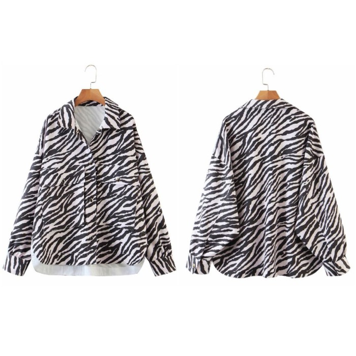 Detail Kaos Zebra Lengan Panjang Nomer 50