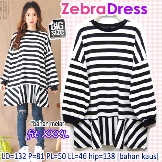 Detail Kaos Zebra Lengan Panjang Nomer 10