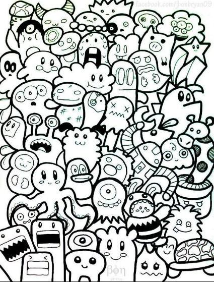 Detail Karakter Doodle Art Simple Nomer 49