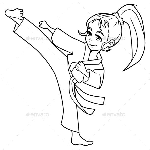 Detail Karate Illustrations Nomer 49