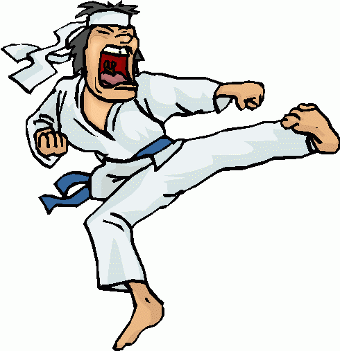 Detail Karate Kick Clip Art Nomer 36