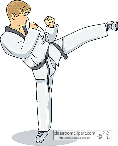 Detail Karate Kick Clip Art Nomer 37