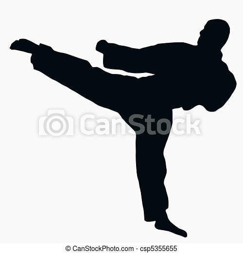 Detail Karate Kick Clip Art Nomer 38