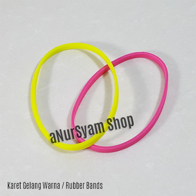 Detail Karet Gelang Warna Warni Nomer 47