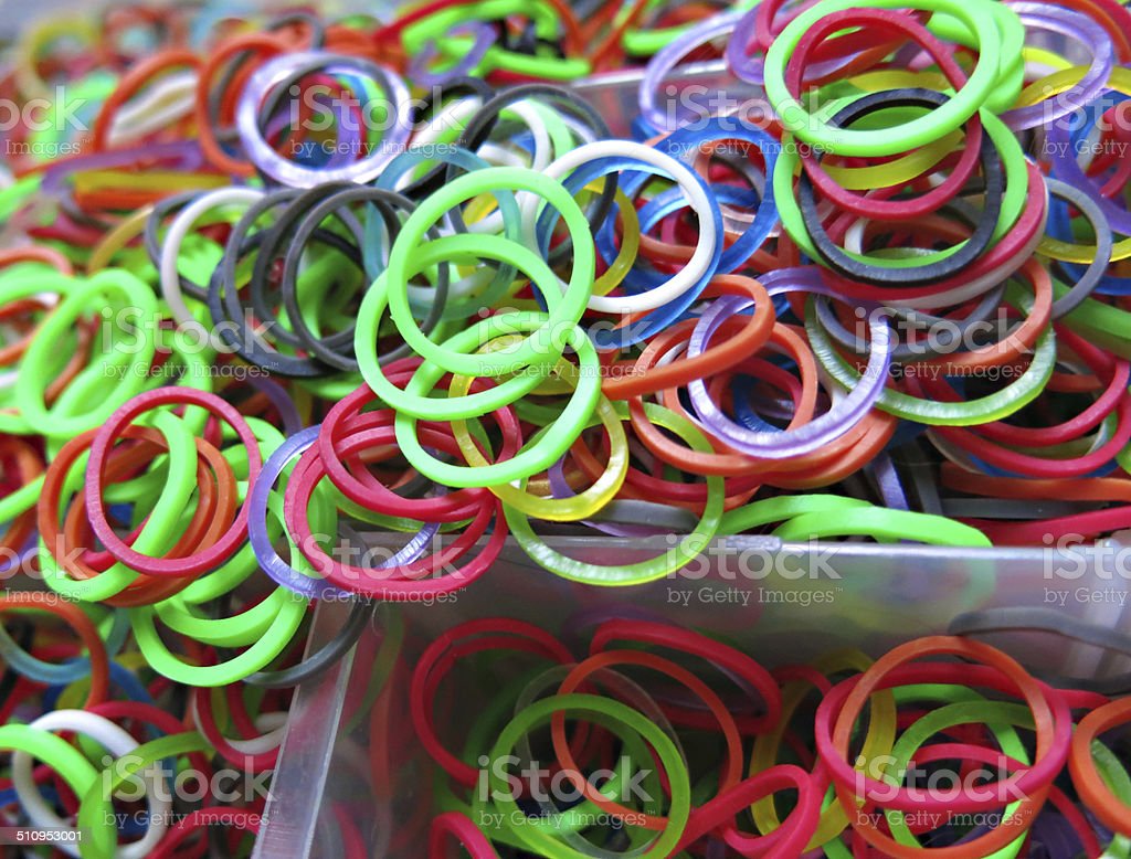 Detail Karet Gelang Warna Warni Nomer 50