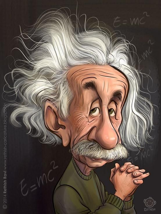 Detail Karikatur Albert Einstein Nomer 4