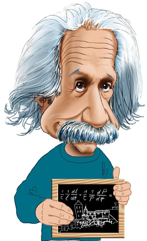 Detail Karikatur Albert Einstein Nomer 5