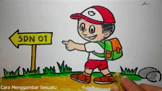 Detail Karikatur Anak Sd Nomer 53