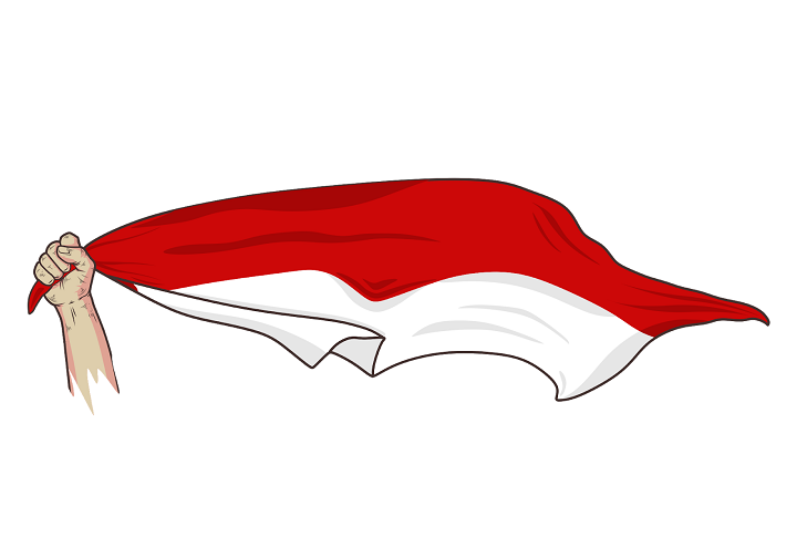 Karikatur Bendera Merah Putih - KibrisPDR