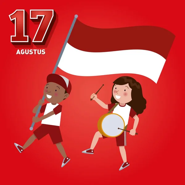 Download Karikatur Bendera Merah Putih Nomer 40