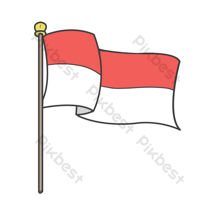 Detail Karikatur Bendera Merah Putih Nomer 7