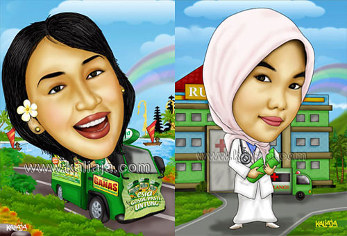 Detail Karikatur Cewe Nomer 29