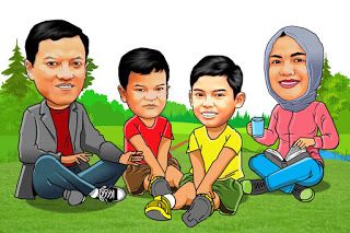 Detail Karikatur Foto Keluarga Nomer 54