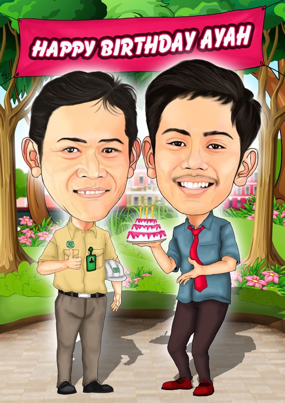 Detail Karikatur Gambar Ayah Nomer 12