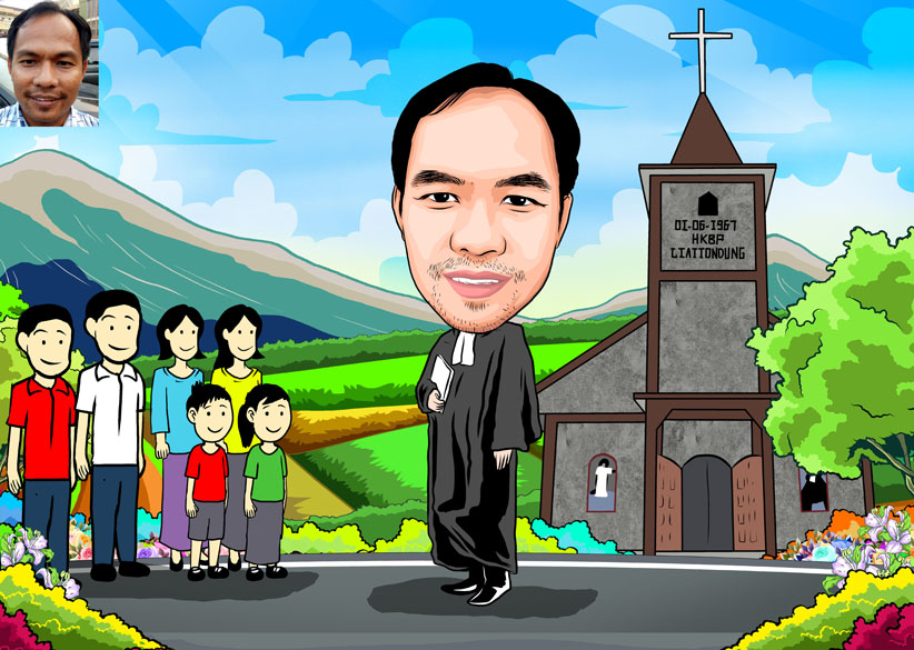 Detail Karikatur Gambar Gereja Nomer 8