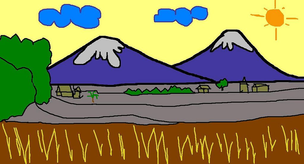 Detail Karikatur Gambar Gunung Nomer 6