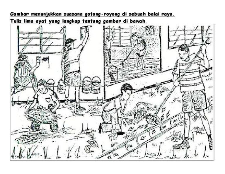 Detail Karikatur Gotong Royong Nomer 43