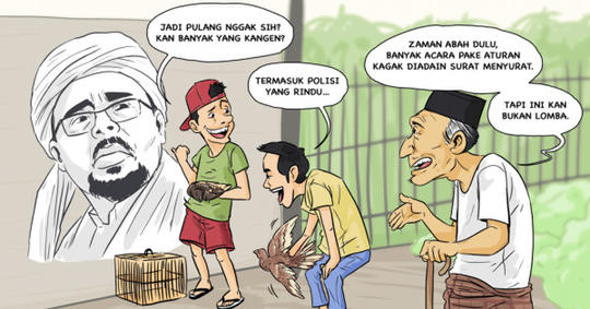 Detail Karikatur Habib Rizieq Tempo Nomer 29