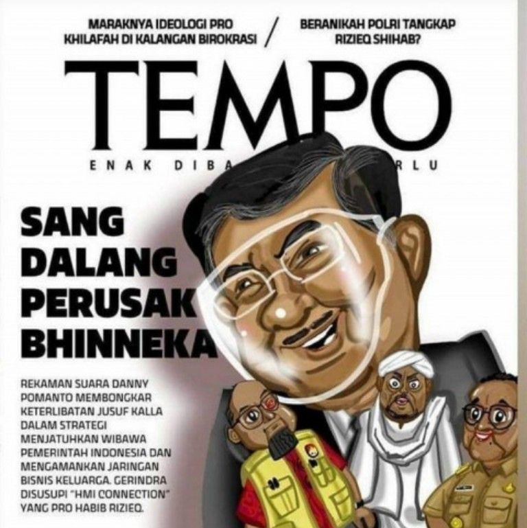 Detail Karikatur Habib Rizieq Tempo Nomer 6