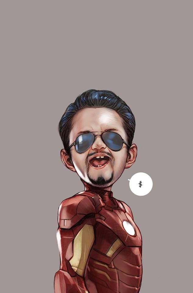 Detail Karikatur Iron Man Nomer 13