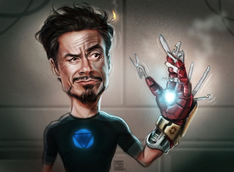 Detail Karikatur Iron Man Nomer 34