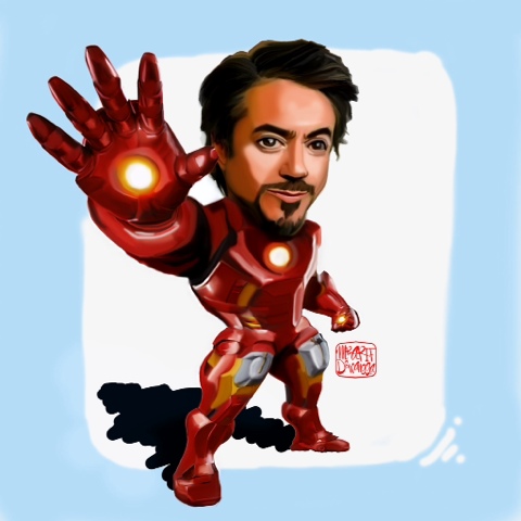 Detail Karikatur Iron Man Nomer 54