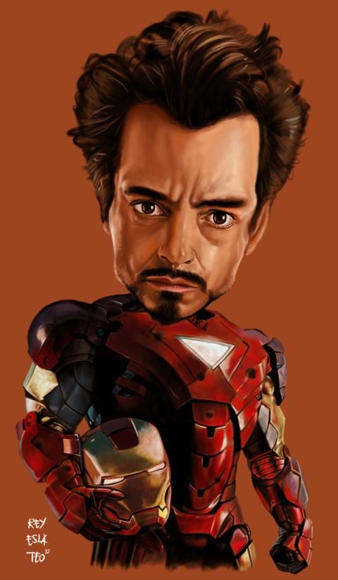 Detail Karikatur Iron Man Nomer 8