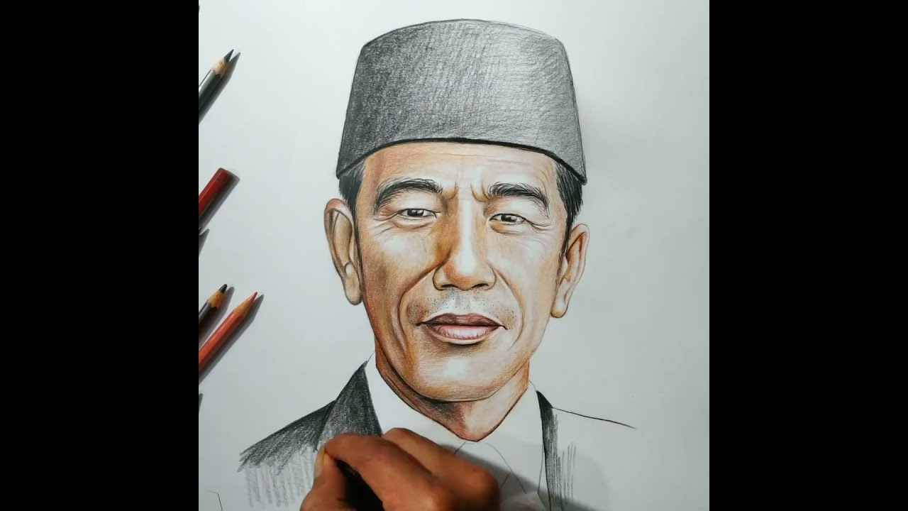 Detail Karikatur Jokowi Pensil Nomer 8